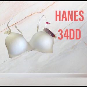 Hanes Ultimate Comfortblend Wireless Bra 34DD